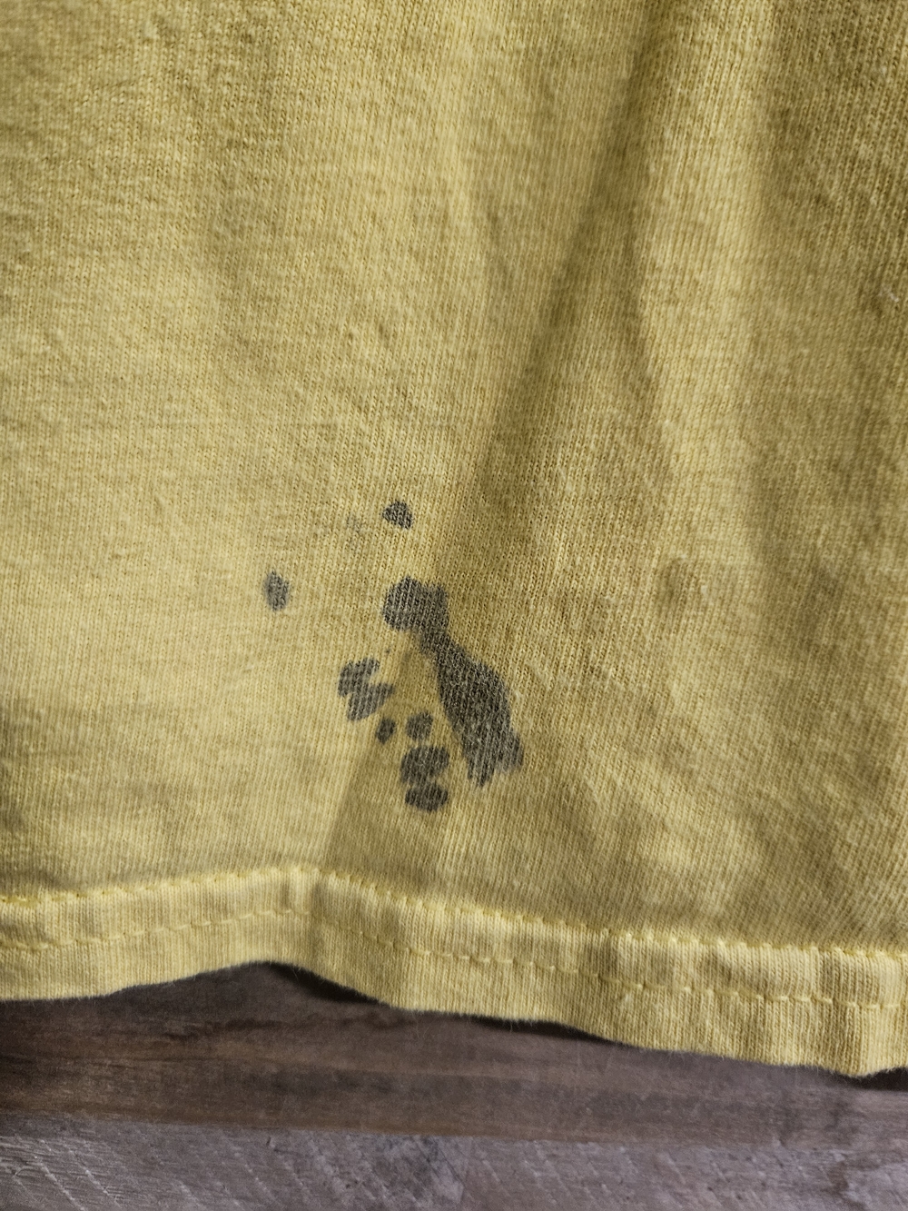Thrasher Black Logo Yellow Short Sleeve Tee - Men's Skate Shirt - Picture 7 of 9